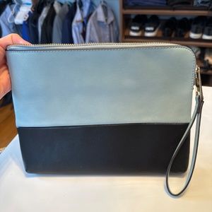 Blue & Navy Street Level Wristlet